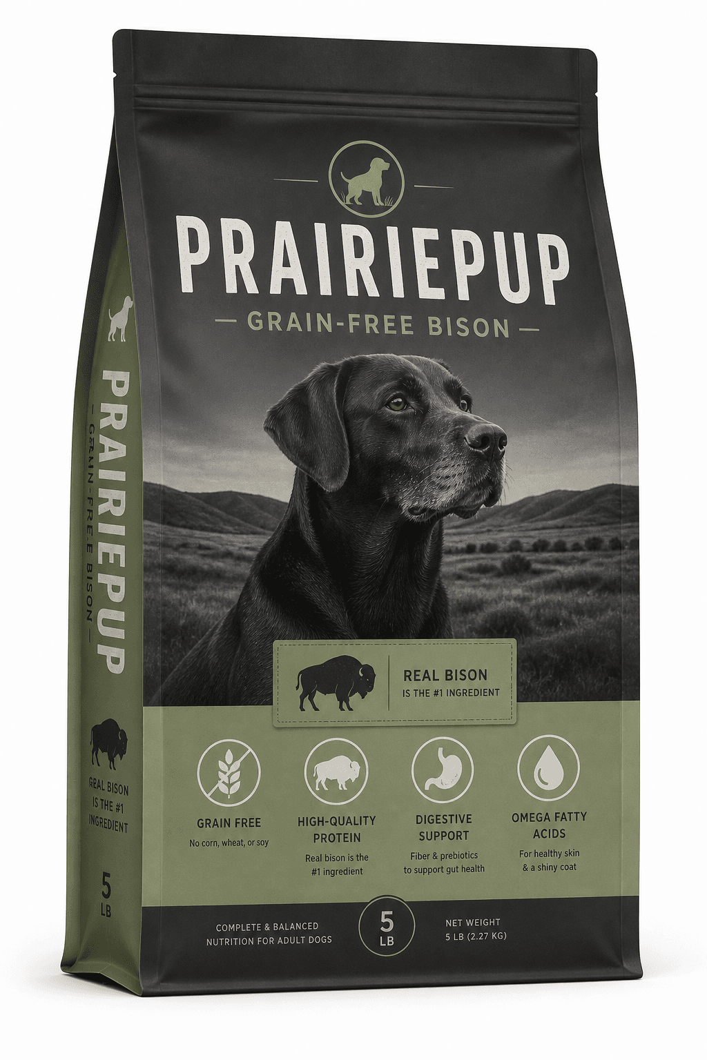 PrairiePup Grain-Free Bison