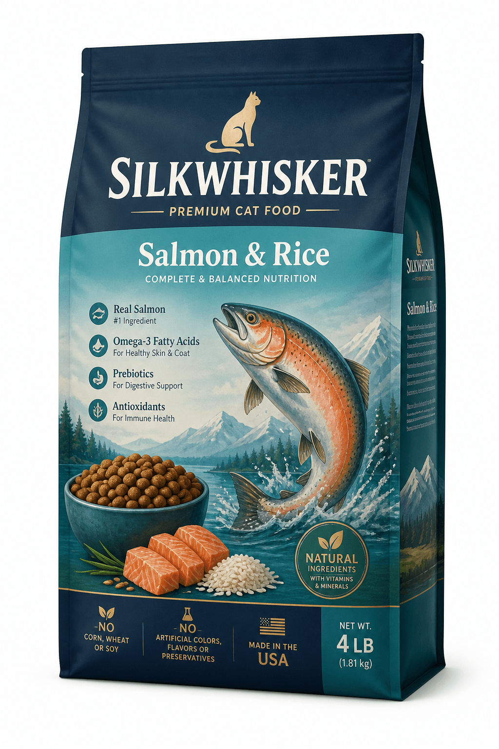 SilkWhisker Salmon & Rice